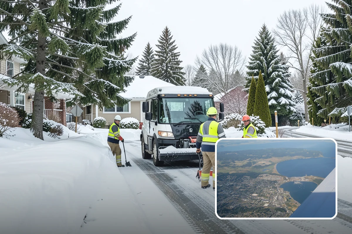 Slush Removal in Oak Harbor, Island County, WA - Removal of waterlogged slush before it tracks indoors or refreezes