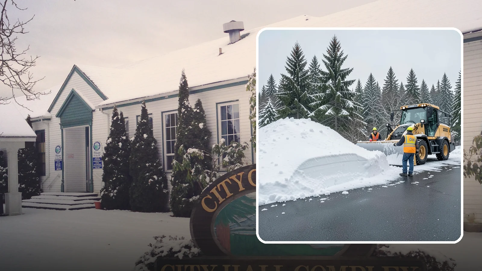 Slush Removal in Pacific, King County, WA - We remove the messy slush that forms when Western Washington snow meets our marginal freezing temperatures.