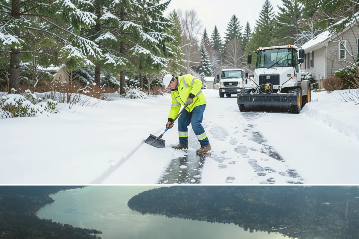 Slush Removal in Sammamish, King County, WA - Slush removal is most frequent from November through February whenever snow falls onto pavement warm enough to partly melt it.