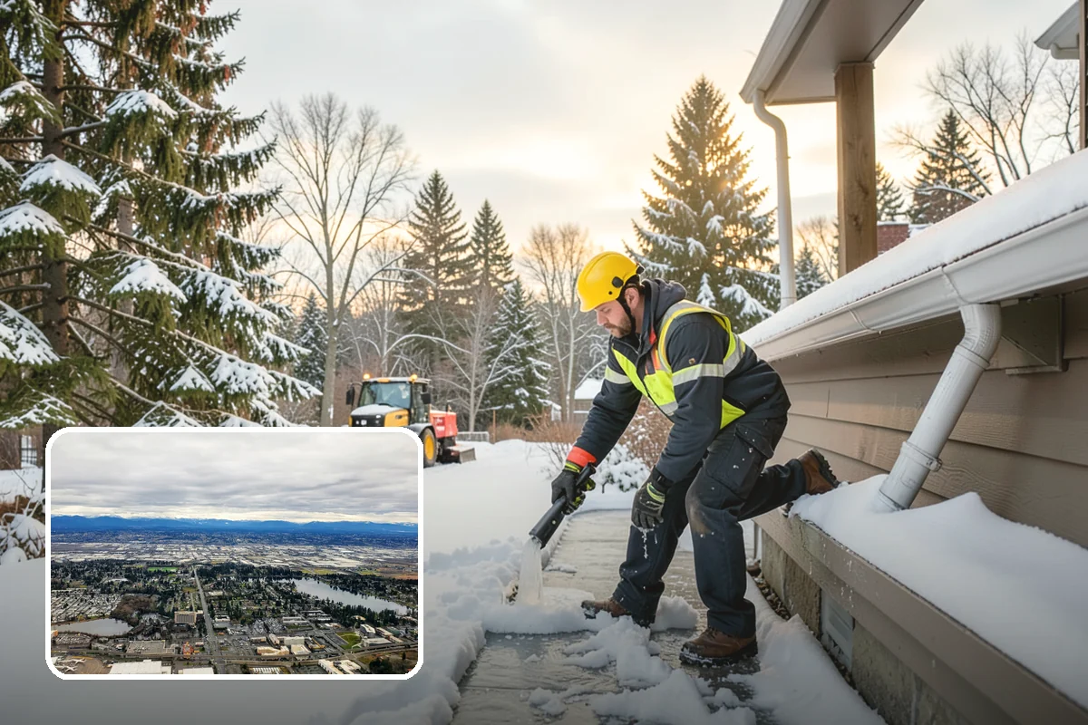 Slush Removal in SeaTac, King County, WA - Removal of waterlogged slush before it tracks indoors or refreezes