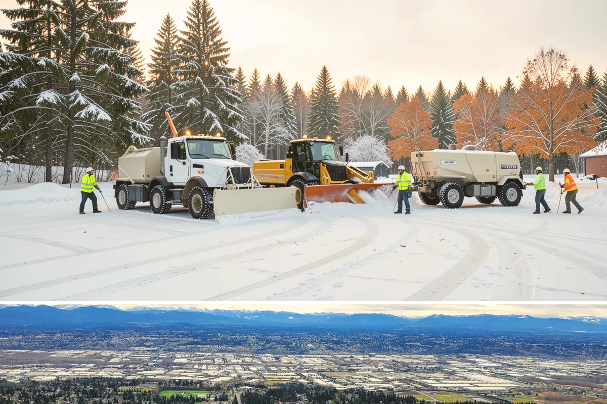Slush Removal in SeaTac, King County, WA - Slush removal is most frequent from November through February whenever snow falls onto pavement warm enough to partly melt it.