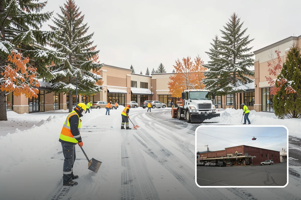 Slush Removal in Sedro-Woolley, Skagit County, WA - Removal of waterlogged slush before it tracks indoors or refreezes