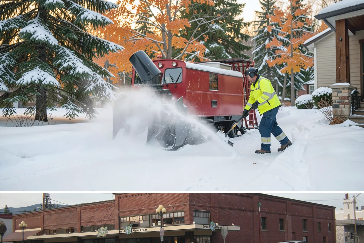 Slush Removal in Sedro-Woolley, Skagit County, WA - Slush removal is most frequent from November through February whenever snow falls onto pavement warm enough to partly melt it.