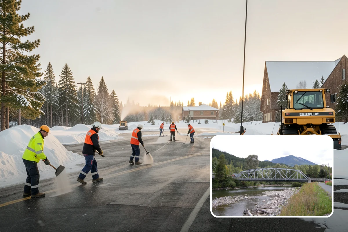 Slush Removal in Skykomish, King County, WA - Removal of waterlogged slush before it tracks indoors or refreezes
