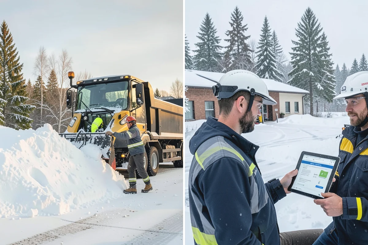 Slush Removal in Skykomish, King County, WA - Push and scrape slush from drive lanes and walkways