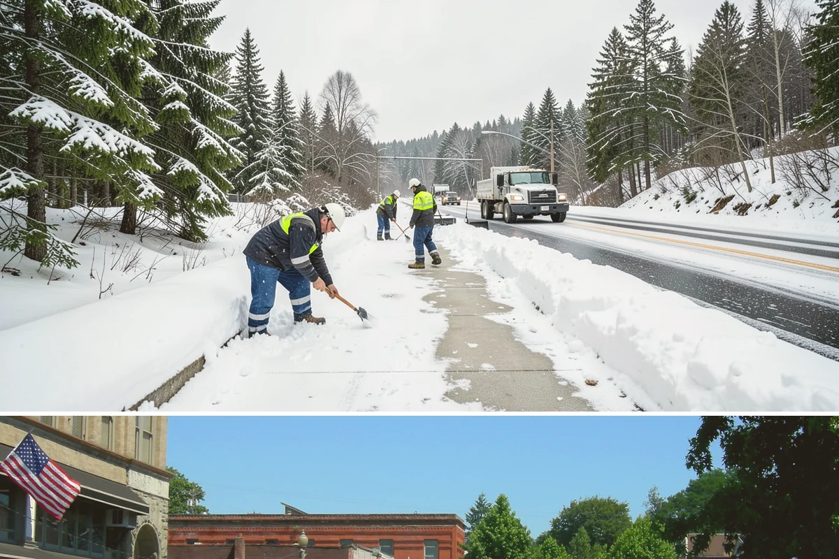 Slush Removal in Snohomish, Snohomish County, WA - Slush removal is most frequent from November through February whenever snow falls onto pavement warm enough to partly melt it.