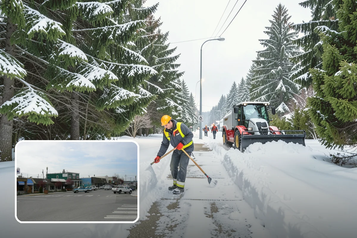 Slush Removal in Stanwood, Snohomish County, WA - Removal of waterlogged slush before it tracks indoors or refreezes