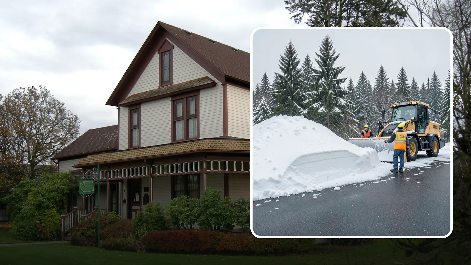 Slush Removal in Sumner, Pierce County, WA - We remove the messy slush that forms when Western Washington snow meets our marginal freezing temperatures.