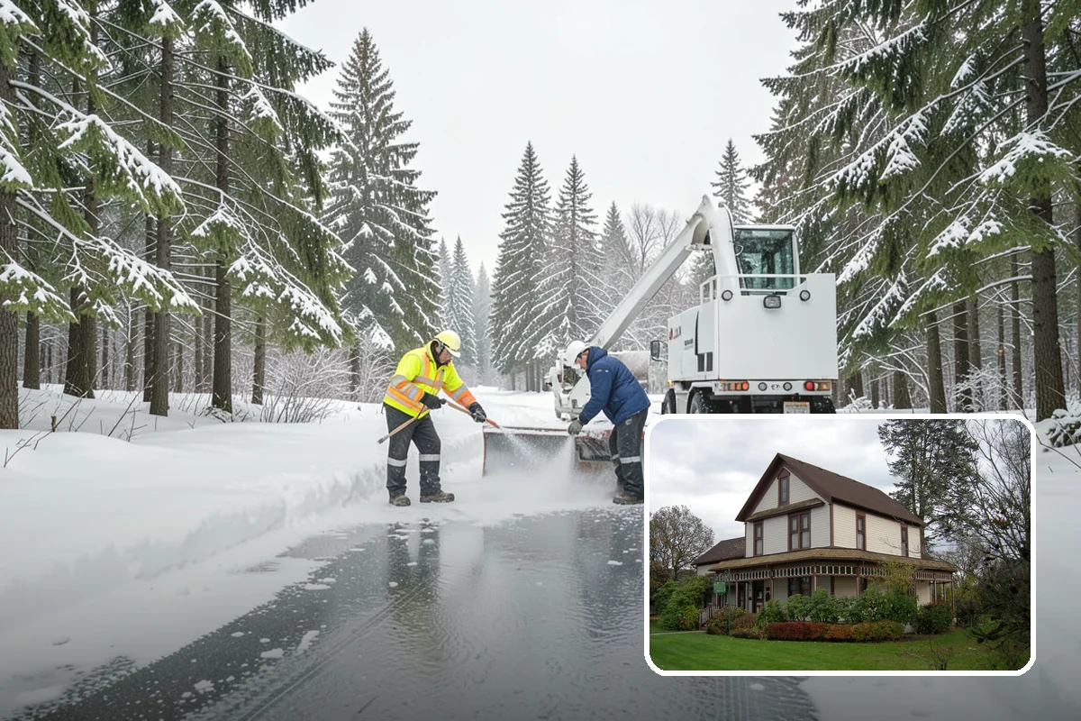 Slush Removal in Sumner, Pierce County, WA - Removal of waterlogged slush before it tracks indoors or refreezes