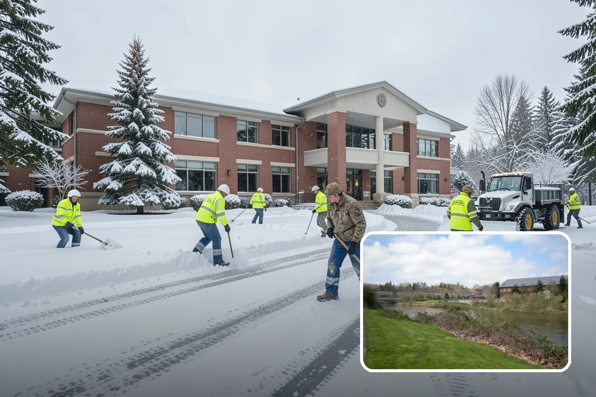 Slush Removal in Tukwila, King County, WA - Removal of waterlogged slush before it tracks indoors or refreezes