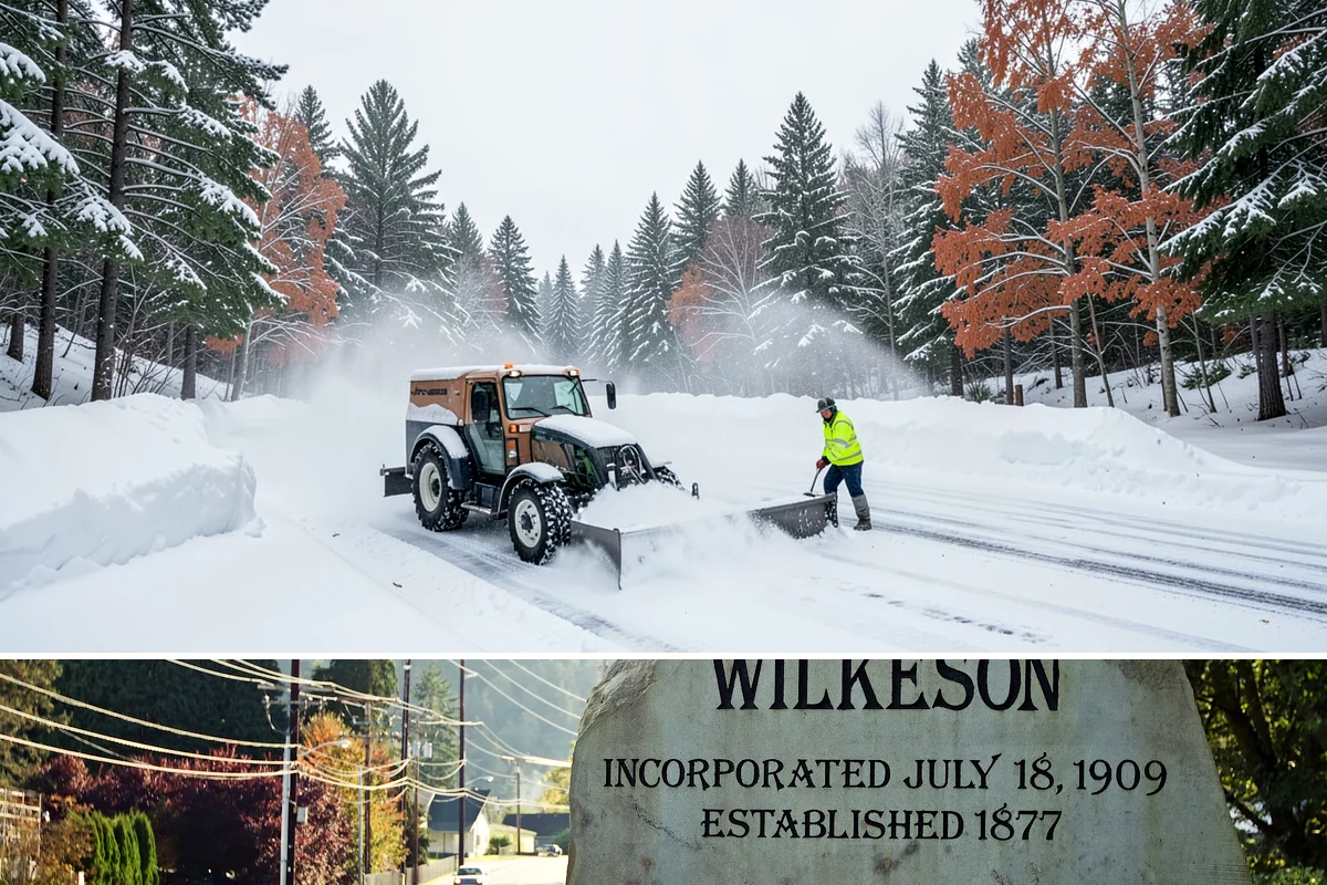 Slush Removal in Wilkeson, Pierce County, WA - Slush removal is most frequent from November through February whenever snow falls onto pavement warm enough to partly melt it.