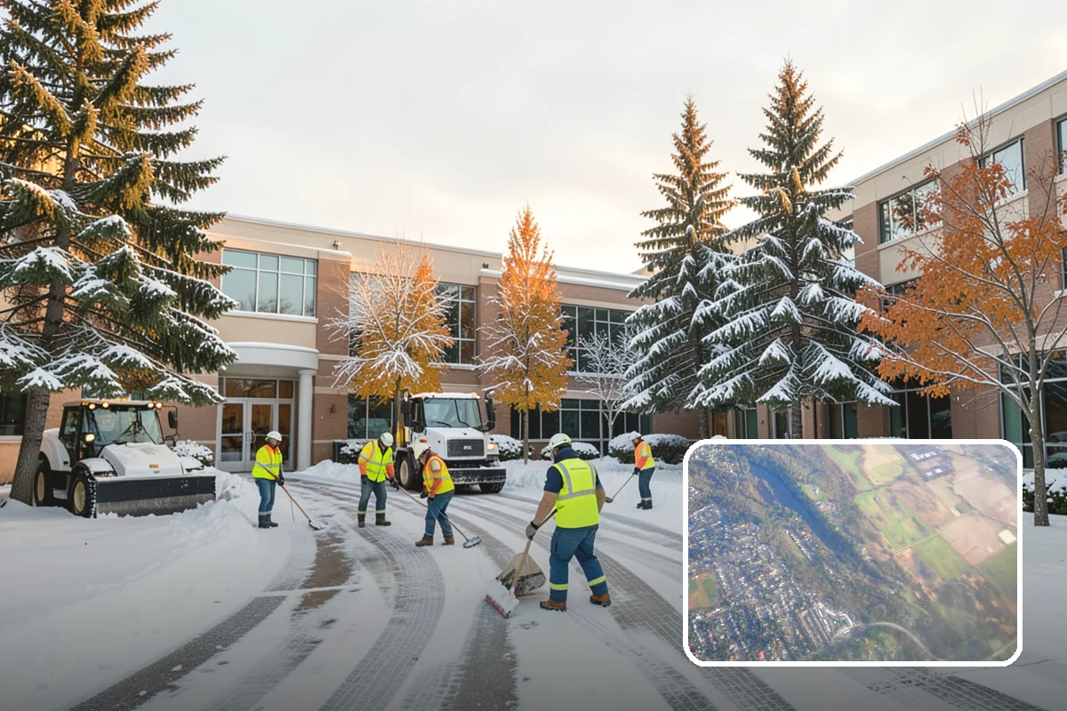 Snow Berm Removal in Algona, King County, WA - Restores parking and curb access blocked by berms