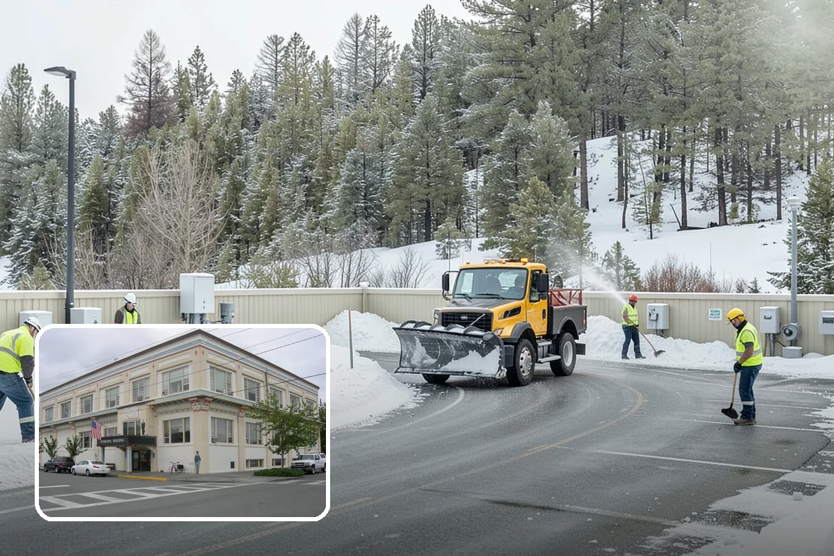 Snow Berm Removal in Anacortes, Skagit County, WA - Restores parking and curb access blocked by berms