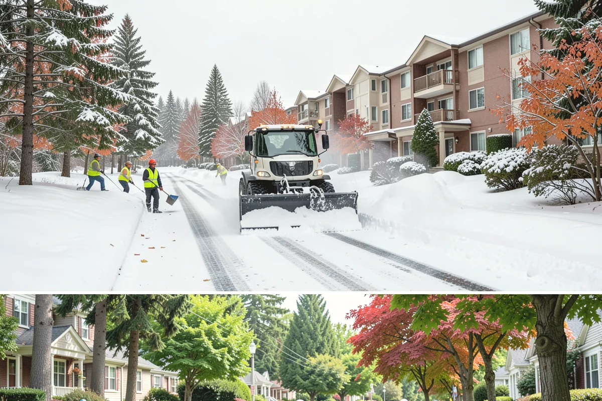 Snow Berm Removal in Beaux Arts Village, King County, WA - Snow berm removal is needed later in winter once repeated plowing has compacted edge piles into hardened ridges.