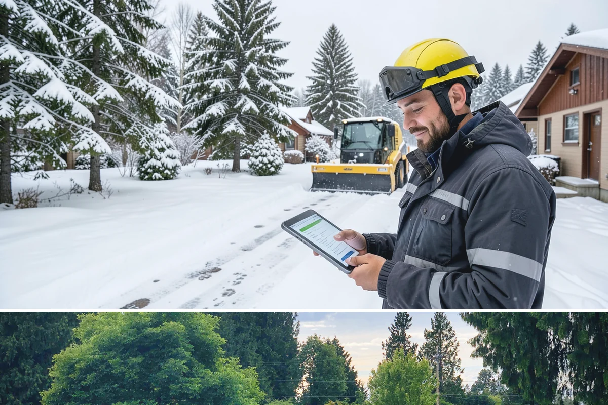 Snow Berm Removal in Bonney Lake, Pierce County, WA - Snow berm removal is needed later in winter once repeated plowing has compacted edge piles into hardened ridges.