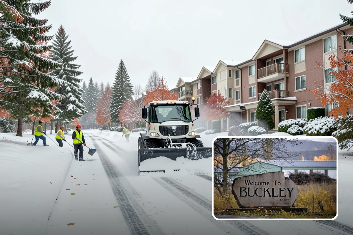 Snow Berm Removal in Buckley, Pierce County, WA - Restores parking and curb access blocked by berms