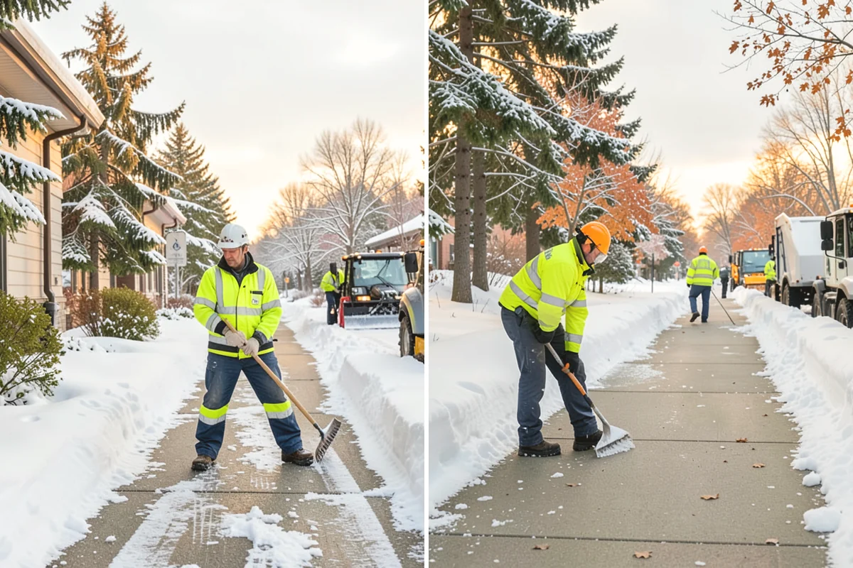 Snow Berm Removal in Burlington, Skagit County, WA - Identify hardened berms along edges and curbs