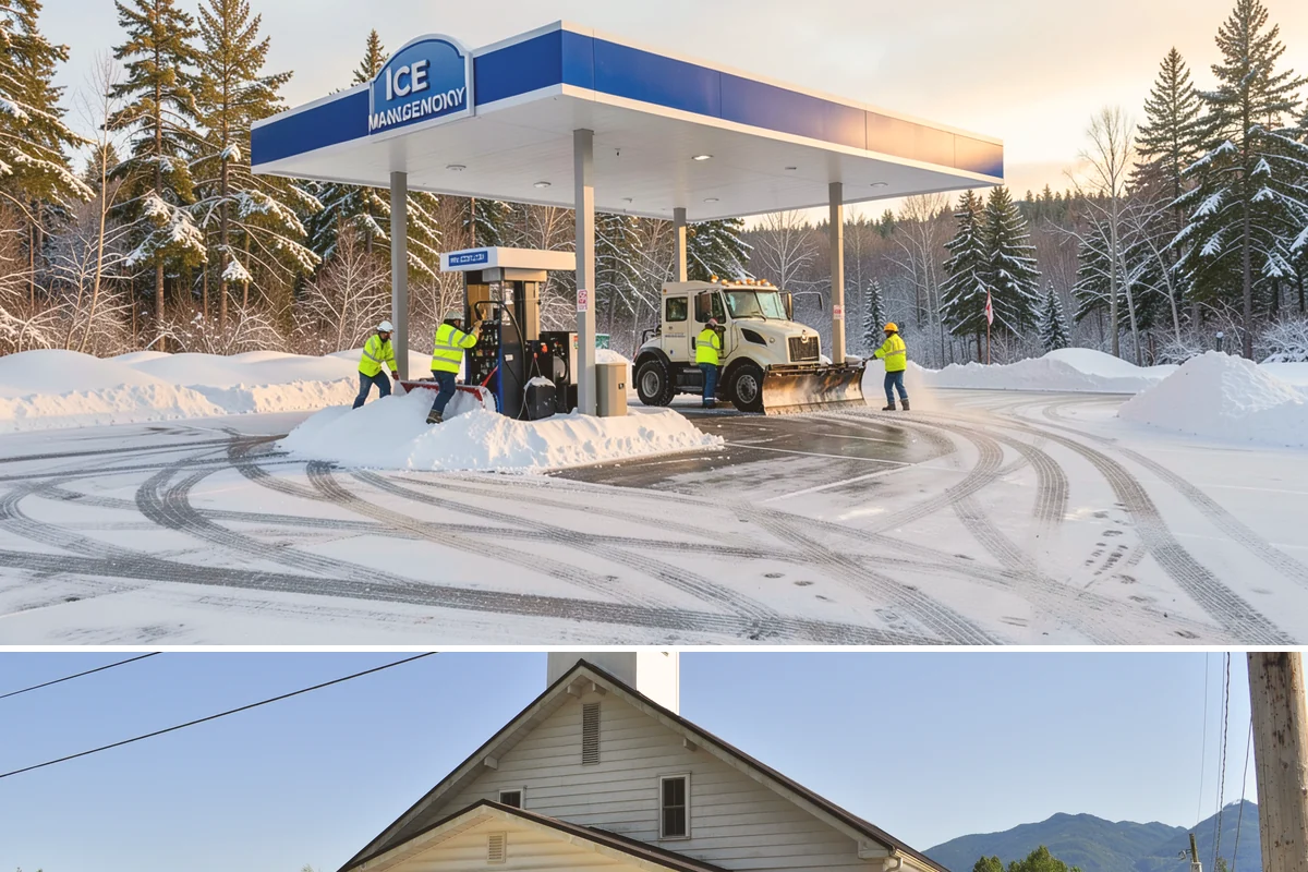 Snow Berm Removal in Concrete, Skagit County, WA - Snow berm removal is needed later in winter once repeated plowing has compacted edge piles into hardened ridges.