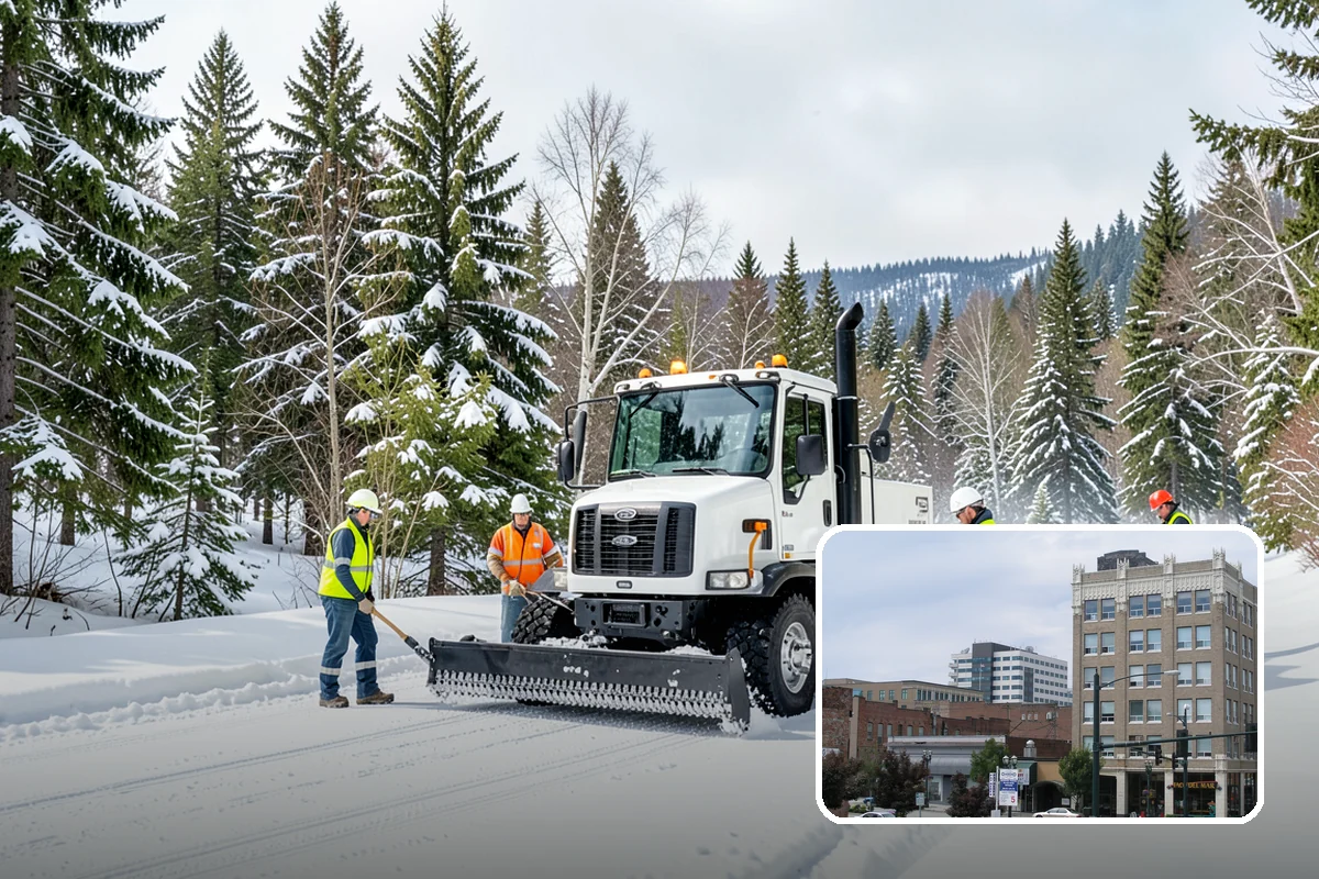 Snow Berm Removal in Everett, Snohomish County, WA - Restores parking and curb access blocked by berms