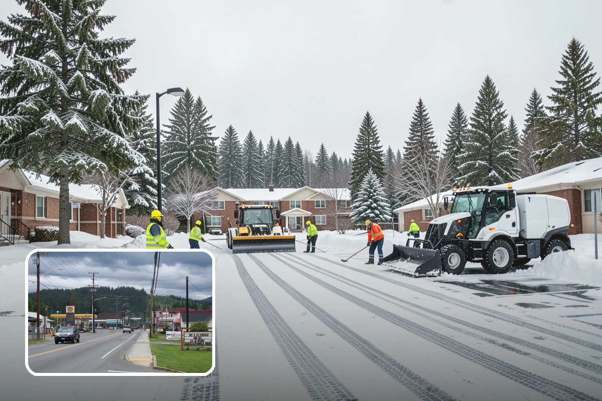 Snow Berm Removal in Granite Falls, Snohomish County, WA - Restores parking and curb access blocked by berms