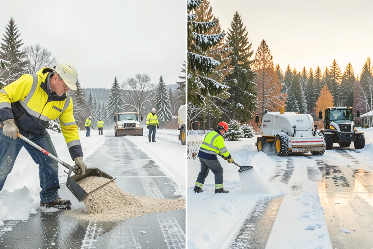 Snow Berm Removal in Index, Snohomish County, WA - Identify hardened berms along edges and curbs