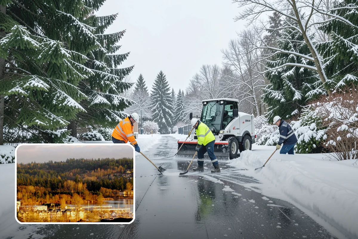 Snow Berm Removal in Kenmore, King County, WA - Restores parking and curb access blocked by berms