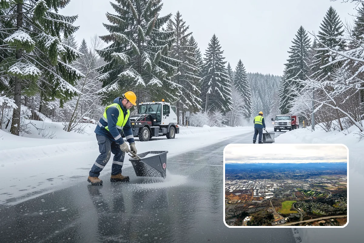 Snow Berm Removal in Kent, King County, WA - Restores parking and curb access blocked by berms