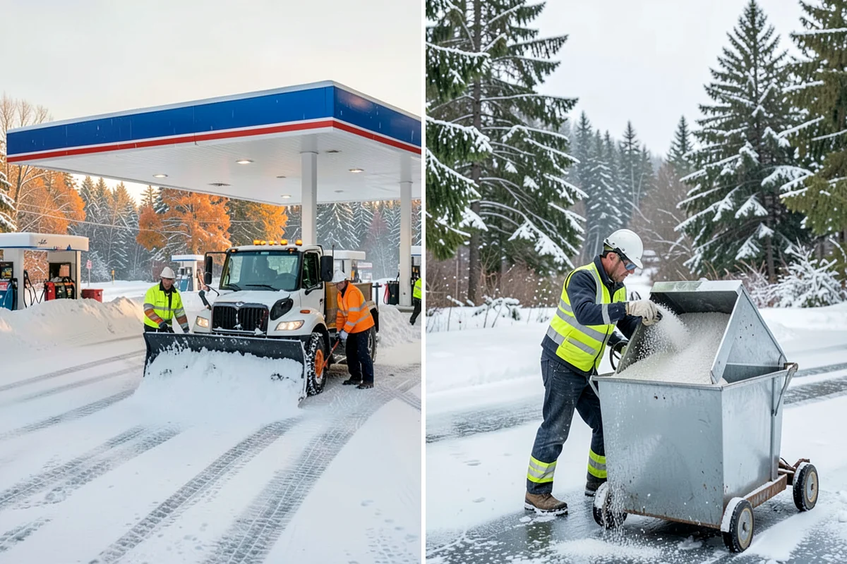 Snow Berm Removal in Lakewood, Pierce County, WA - Identify hardened berms along edges and curbs