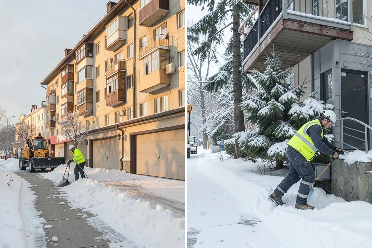 Snow Berm Removal in Medina, King County, WA - Identify hardened berms along edges and curbs