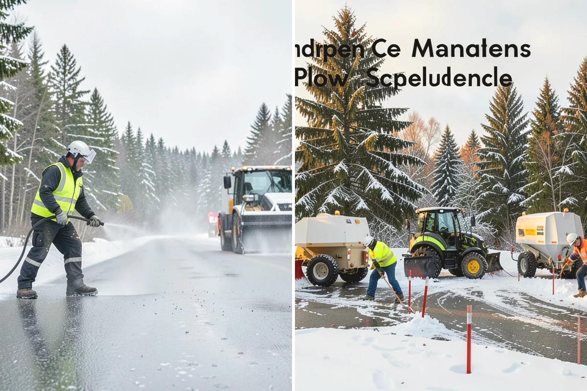 Snow Berm Removal in Monroe, Snohomish County, WA - Identify hardened berms along edges and curbs