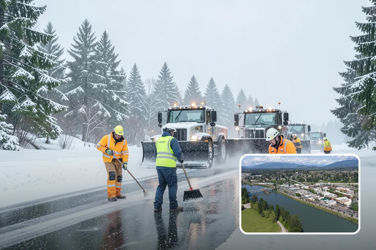 Snow Berm Removal in Mount Vernon, Skagit County, WA - Restores parking and curb access blocked by berms