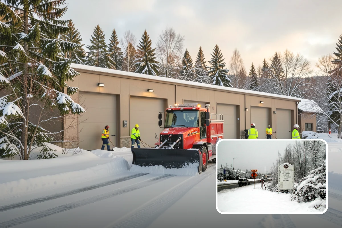 Snow Berm Removal in Newcastle, King County, WA - Restores parking and curb access blocked by berms