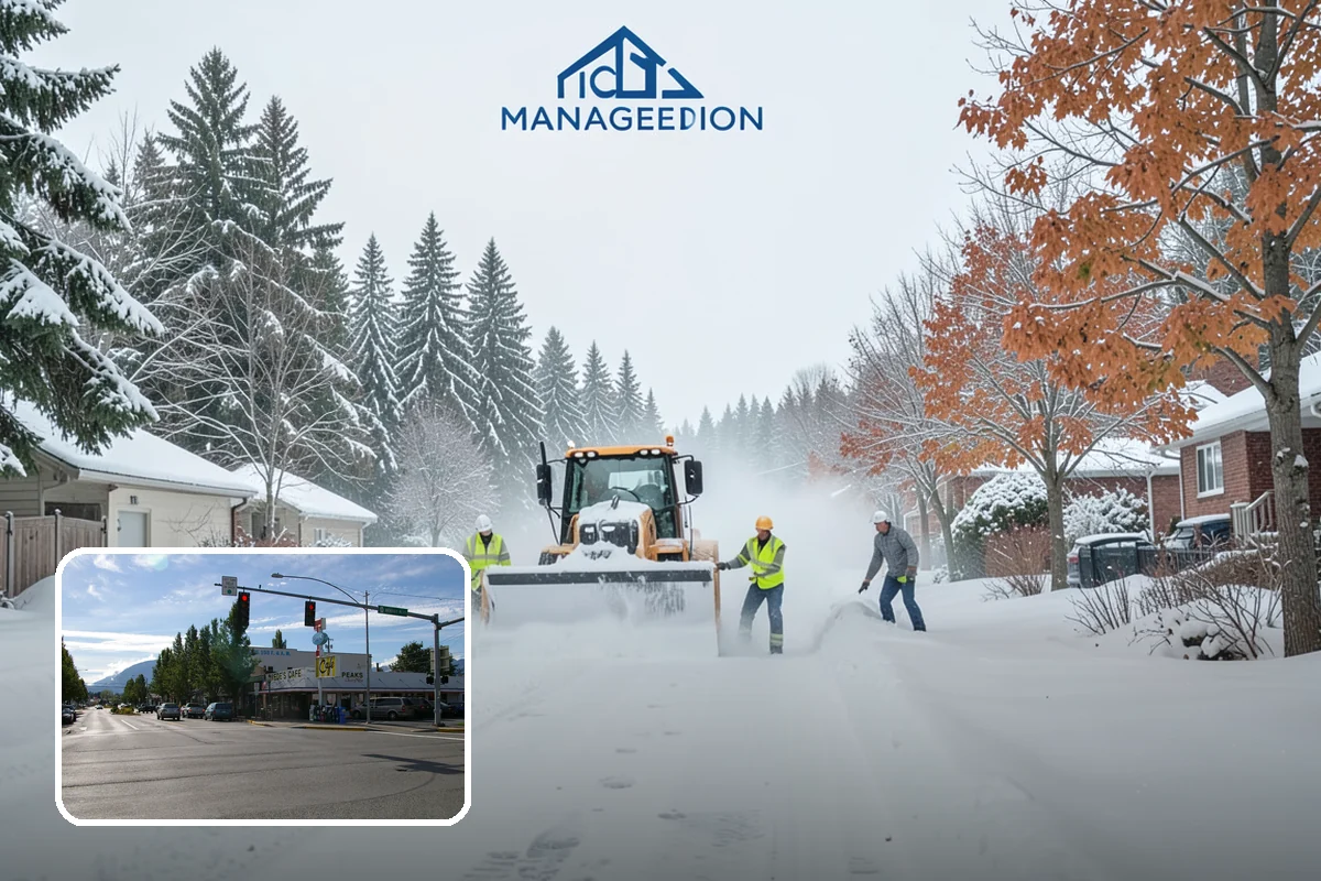 Snow Berm Removal in North Bend, King County, WA - Restores parking and curb access blocked by berms