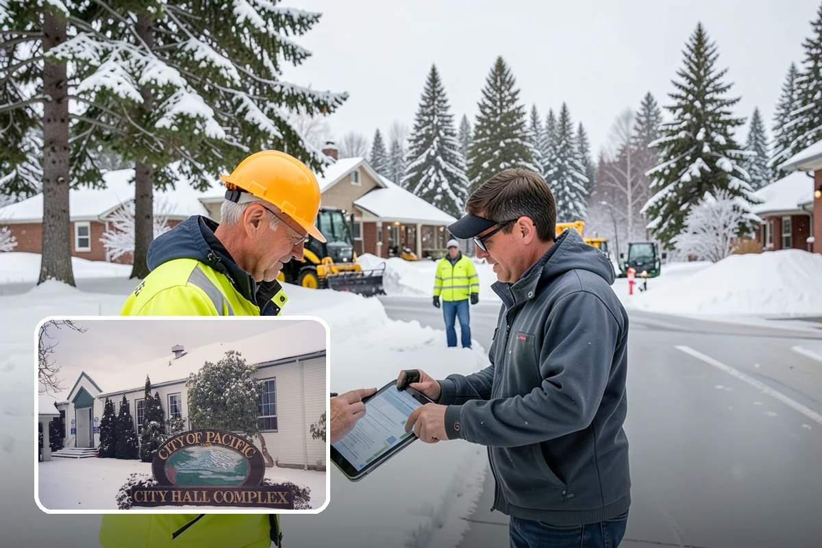 Snow Berm Removal in Pacific, King County, WA - Restores parking and curb access blocked by berms
