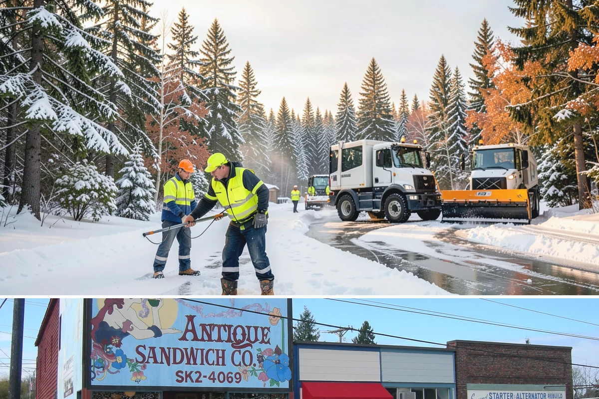 Snow Berm Removal in Ruston, Pierce County, WA - Snow berm removal is needed later in winter once repeated plowing has compacted edge piles into hardened ridges.