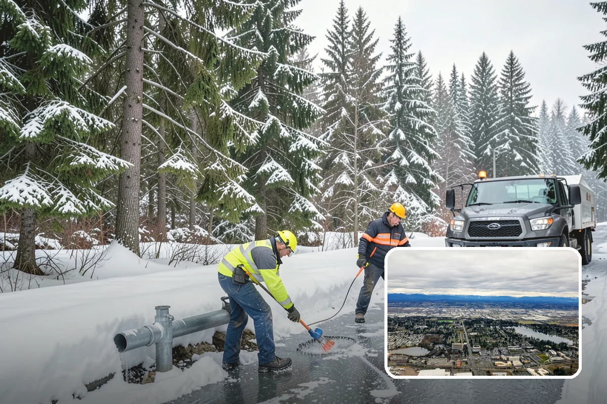 Snow Berm Removal in SeaTac, King County, WA - Restores parking and curb access blocked by berms