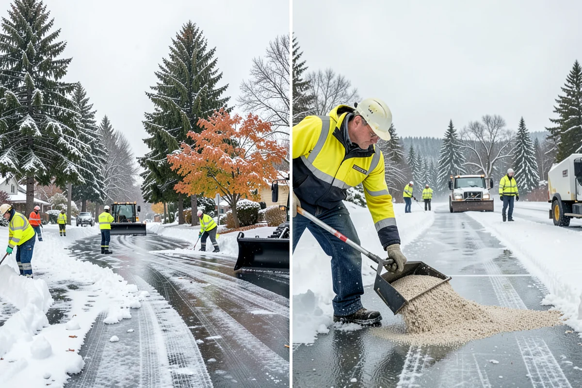 Snow Berm Removal in Sedro-Woolley, Skagit County, WA - Identify hardened berms along edges and curbs