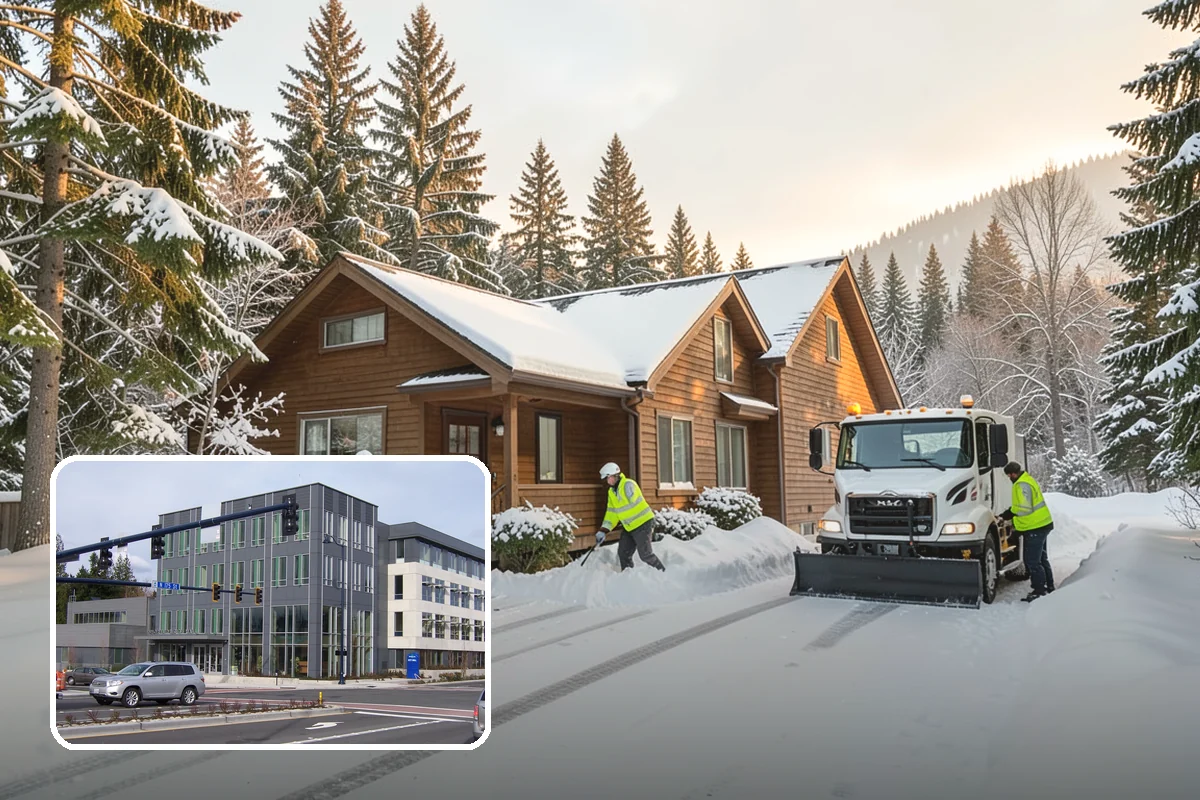 Snow Berm Removal in Shoreline, King County, WA - Restores parking and curb access blocked by berms