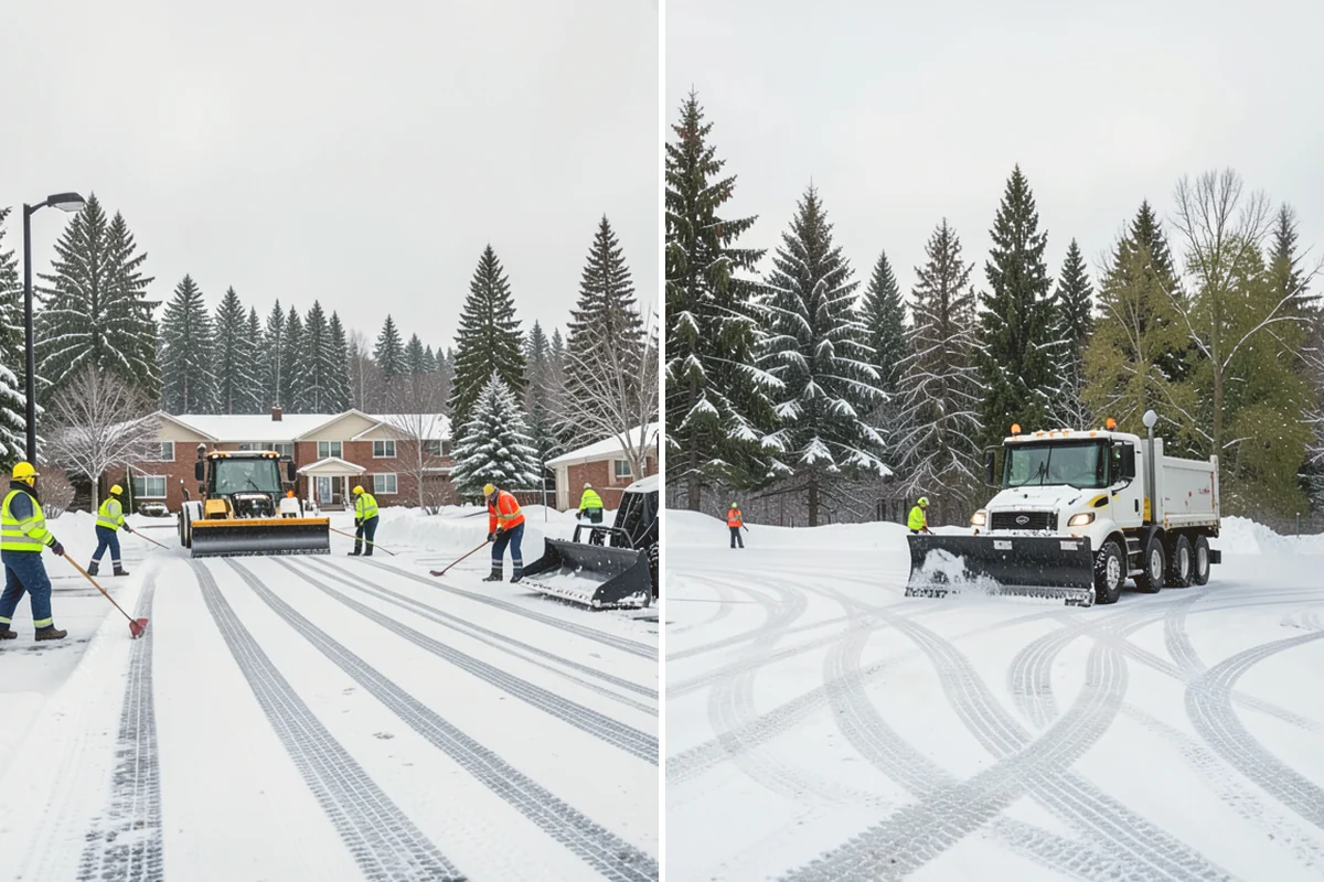 Snow Blower Service in Algona, King County, WA - Identify surfaces best suited to blowing