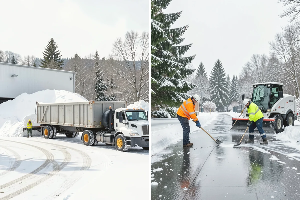 Snow Blower Service in Anacortes, Skagit County, WA - Identify surfaces best suited to blowing