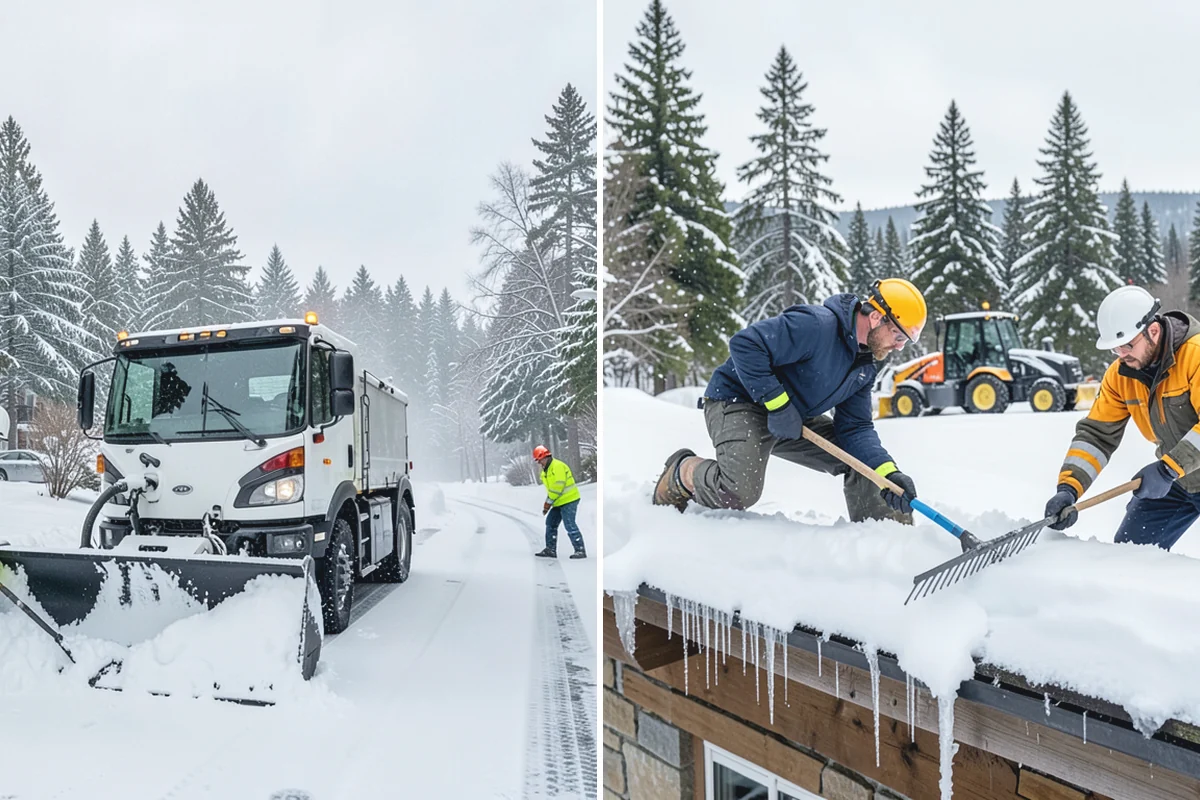 Snow Blower Service in Beaux Arts Village, King County, WA - Identify surfaces best suited to blowing
