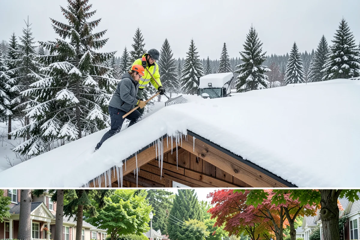 Snow Blower Service in Beaux Arts Village, King County, WA - Blower service runs throughout the snow season, with heaviest use from December through February.