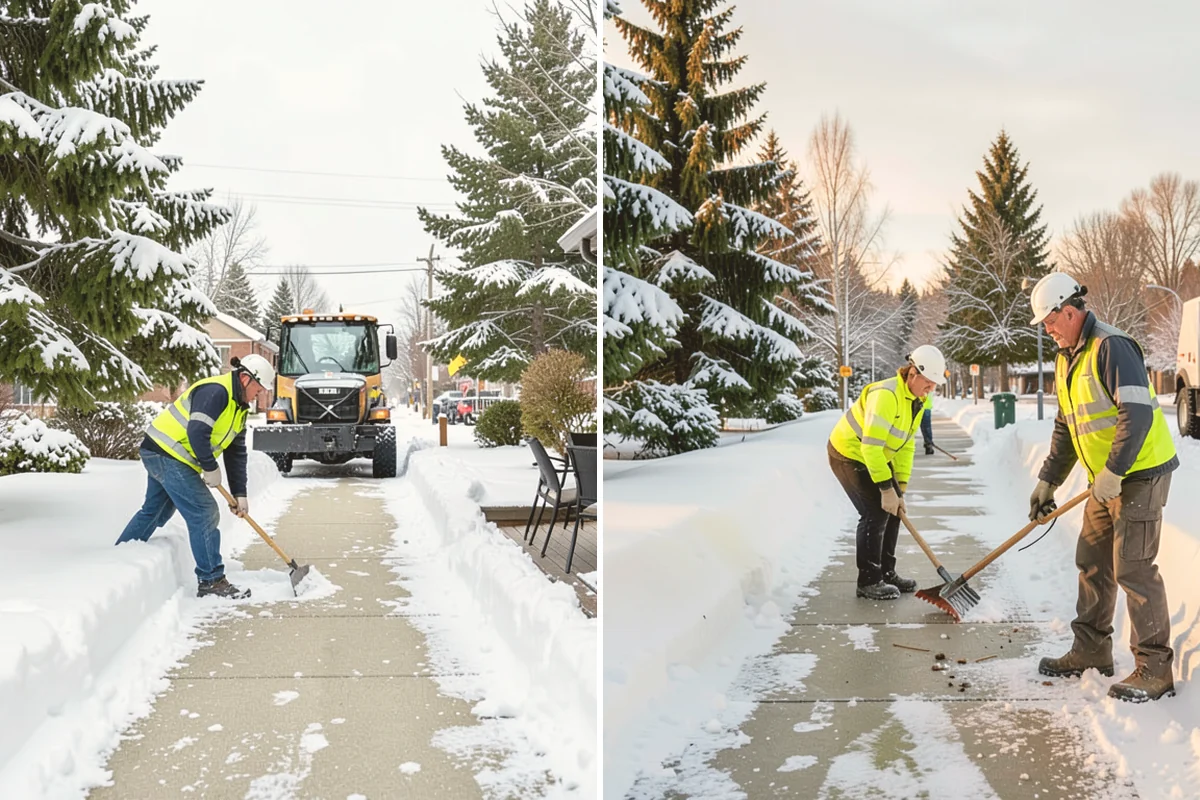 Snow Blower Service in Bellevue, King County, WA - Identify surfaces best suited to blowing