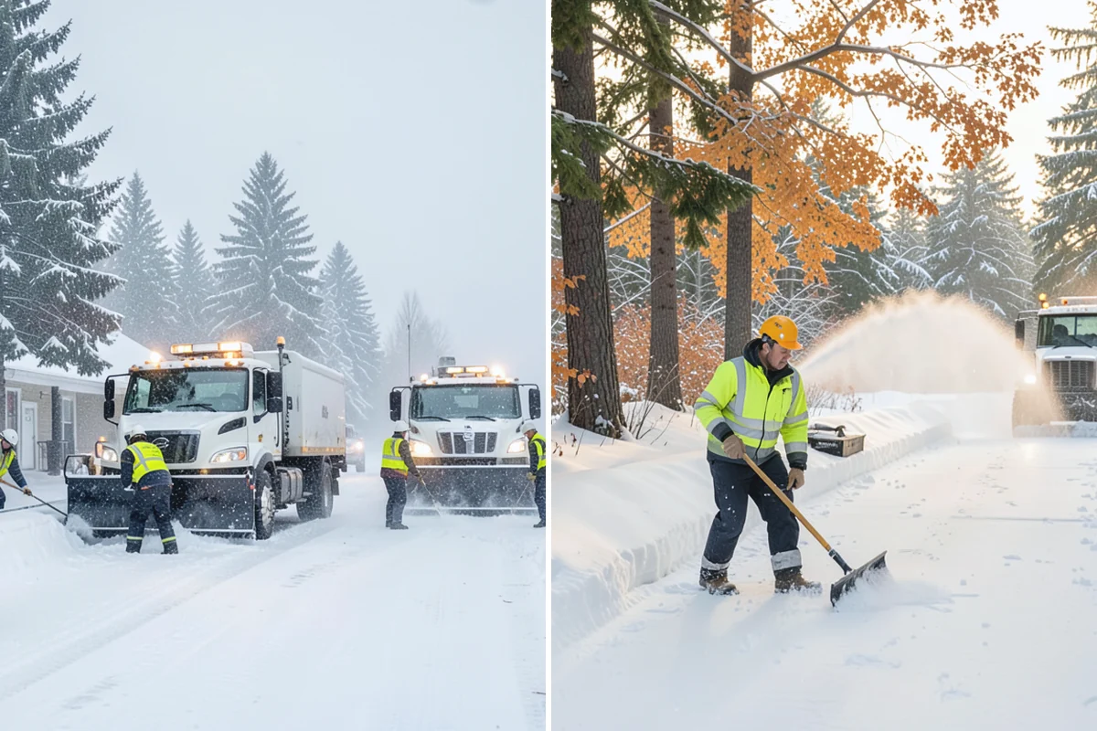 Snow Blower Service in Bonney Lake, Pierce County, WA - Identify surfaces best suited to blowing