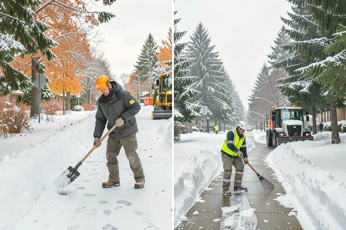 Snow Blower Service in Bothell, King County, WA - Identify surfaces best suited to blowing
