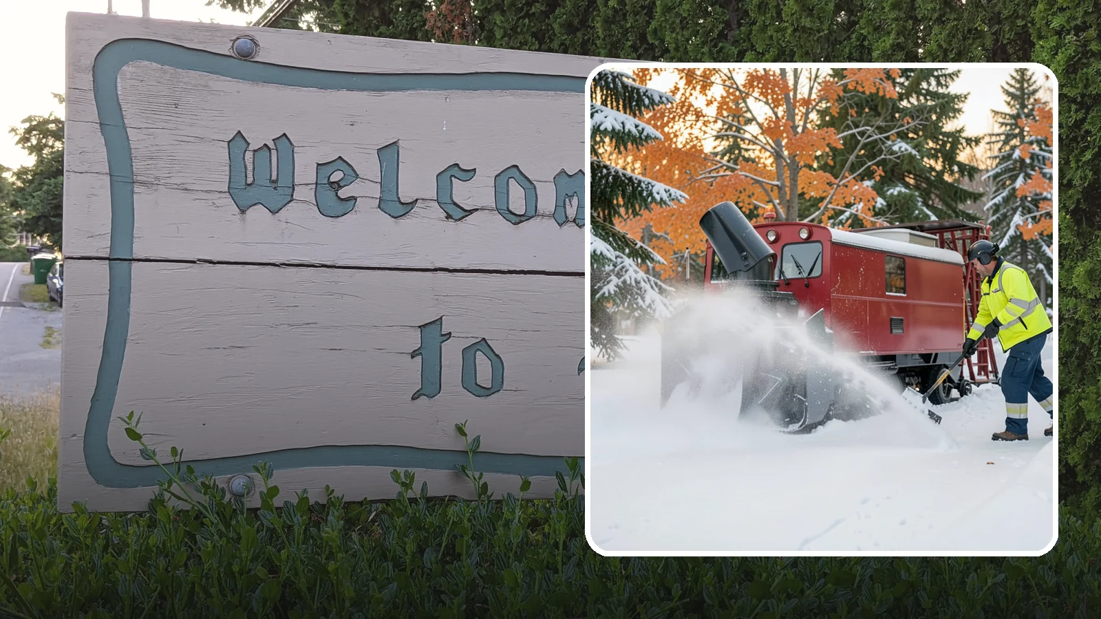 Snow Blower Service in Brier, Snohomish County, WA - Our commercial snow blowers throw snow well clear of walkways, drives, and entries for a clean finish.