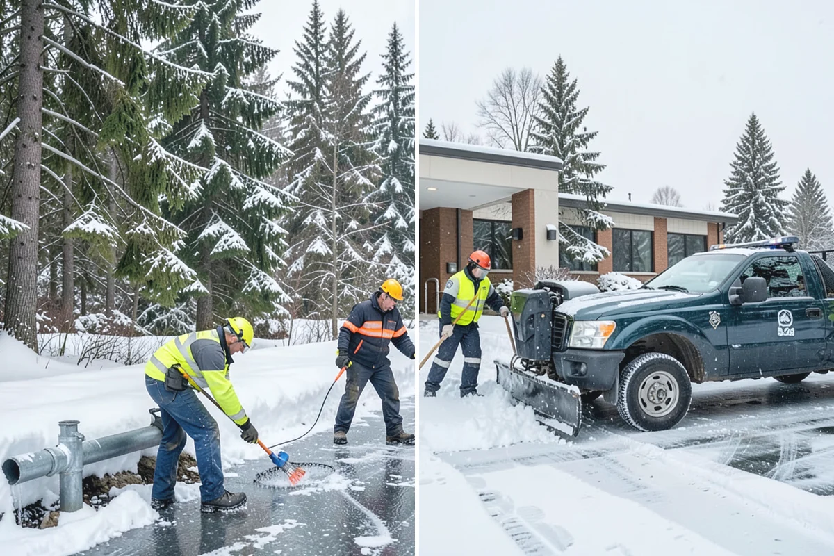 Snow Blower Service in Buckley, Pierce County, WA - Identify surfaces best suited to blowing