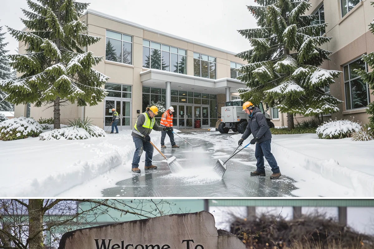Snow Blower Service in Buckley, Pierce County, WA - Blower service runs throughout the snow season, with heaviest use from December through February.