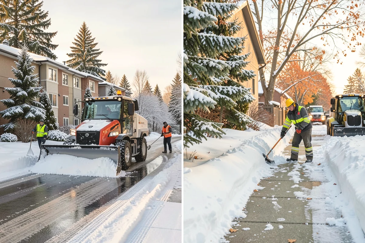 Snow Blower Service in Burlington, Skagit County, WA - Identify surfaces best suited to blowing