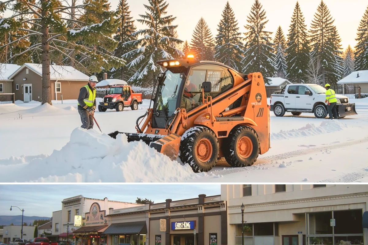 Snow Blower Service in Burlington, Skagit County, WA - Blower service runs throughout the snow season, with heaviest use from December through February.